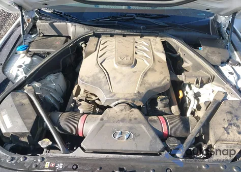 2015 Hyundai Genesis 5.0 из США, поврежденный, VIN KMHGN4JF1FU091836